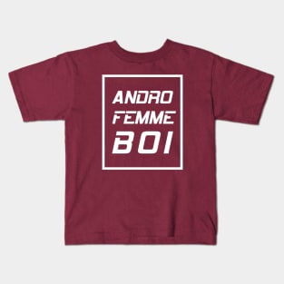 Andro Femme Boi Kids T-Shirt